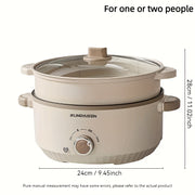 Yevropa Standartli Elektrik Issiq Pota, Steamer bilan wok, Ko‘p funksiyali pishirish qozoni