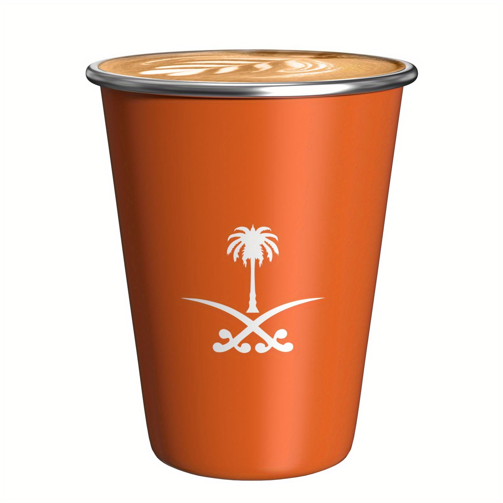 350ML Insulated Stainless Steel Water Bottle with Saudi Arabia Emblem for Outdoor Camping and Gifts
