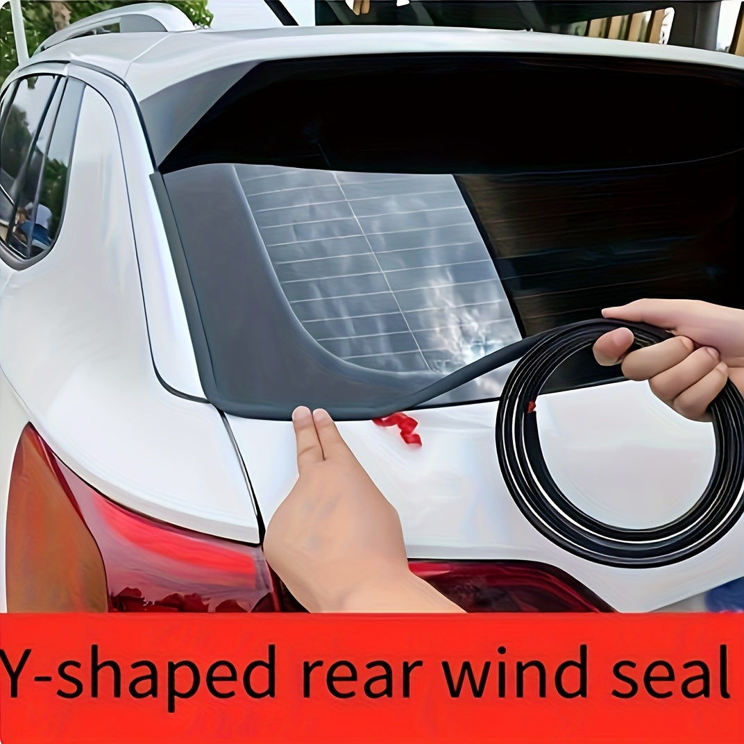 Tira de sellado para parabrisas trasero en forma de Y, impermeable y a prueba de polvo, 200cm o 400cm