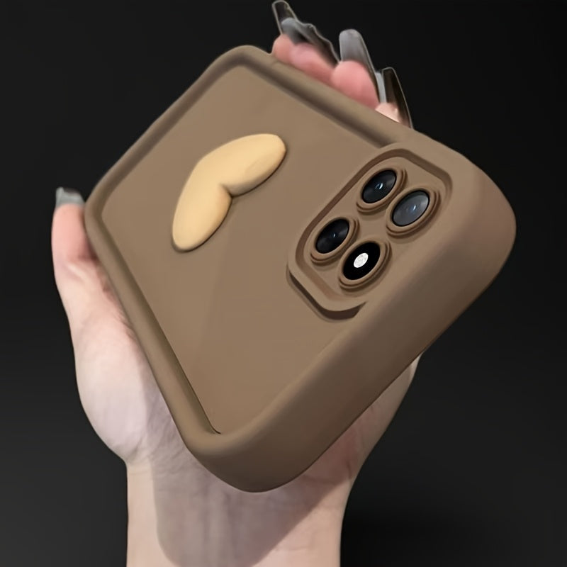 3D Love Phone Case for Xiaomi 14T 14TPro with Sky Eye Lens Anti-Drop Protection Fashionable Design