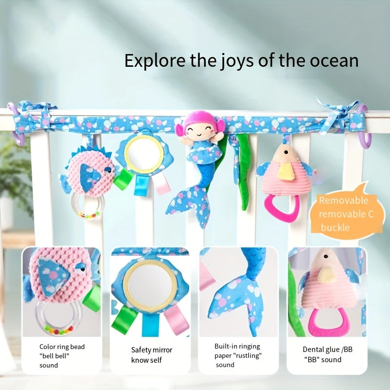 Baby Stroller Charm Plush Toy for Newborns Cute and Soft