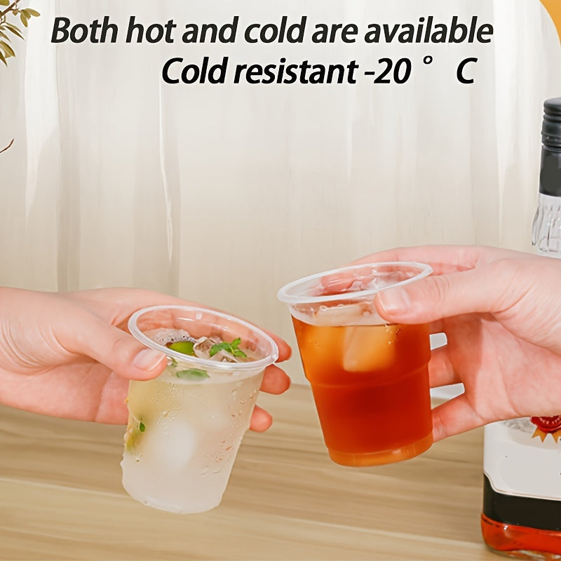 100 Pack 5oz Disposable Plastic Cups Durable Clear Party Supplies