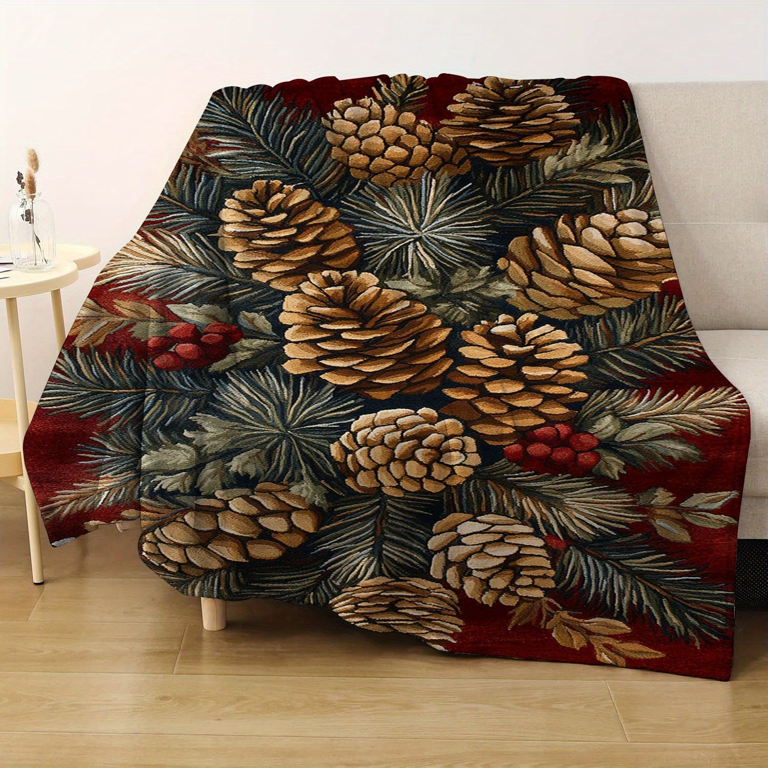 Flannel Fleece Throw Blanket Digital Print Soft Warm Bed Couch Travel Camping Gift