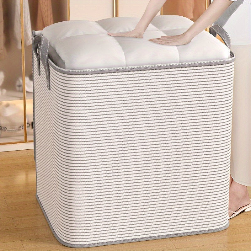 Foldable Storage Bag for Bedding and Clothing Under-Bed Organizer Large Capacity