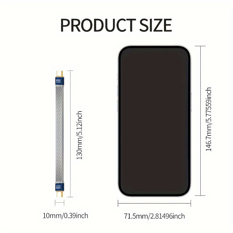 USB4.0 Full-Function USB-C Cable for 40Gbps Data Transfer 8K Video 240W Fast Charging