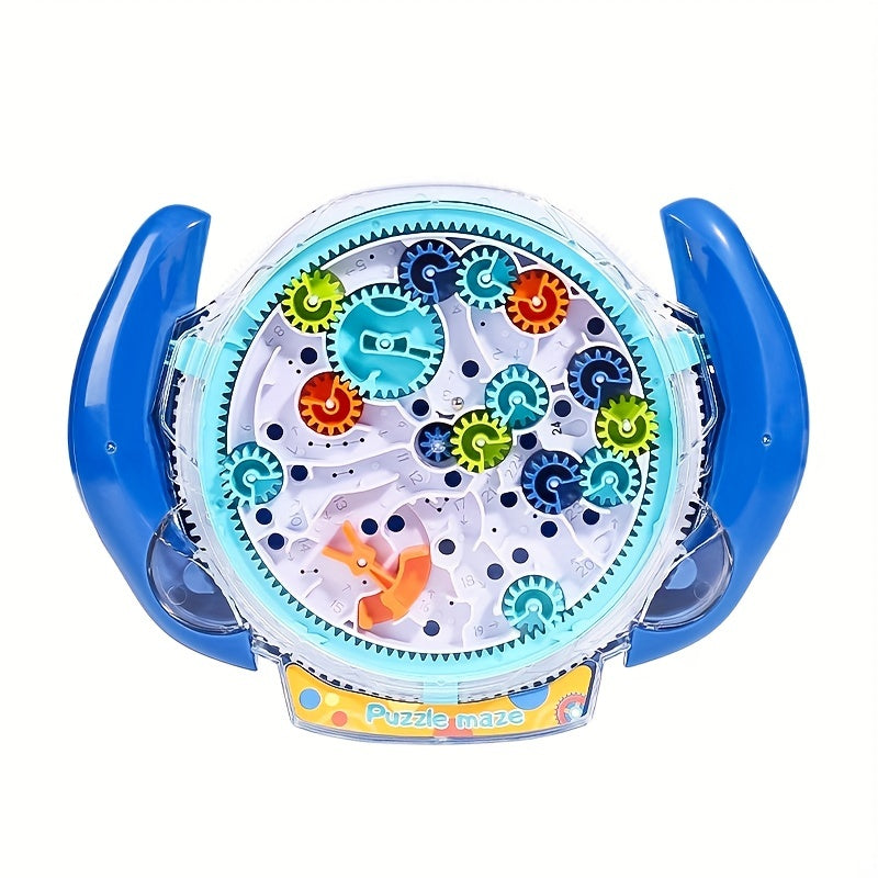 Puzzle Toy for Kids Age 3+ Maze Challenge Gear and Balance Control Game in Orange Blue and Mixed Colors