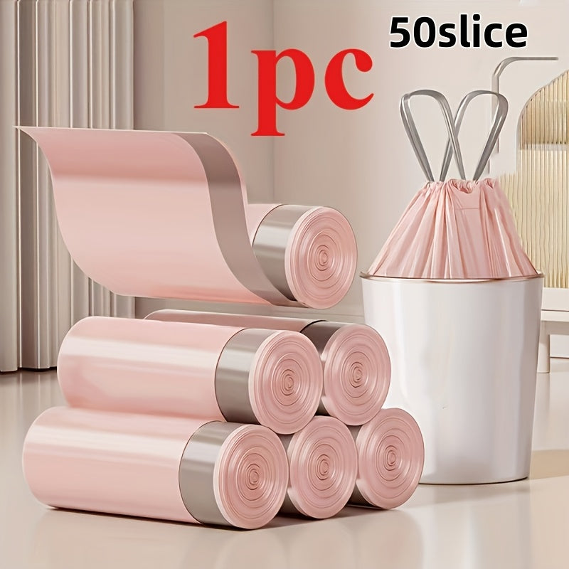 Extra Thick Durable Polyethylene Trash Bags 30 50 100 Pack for Kitchen Bathroom Bedroom