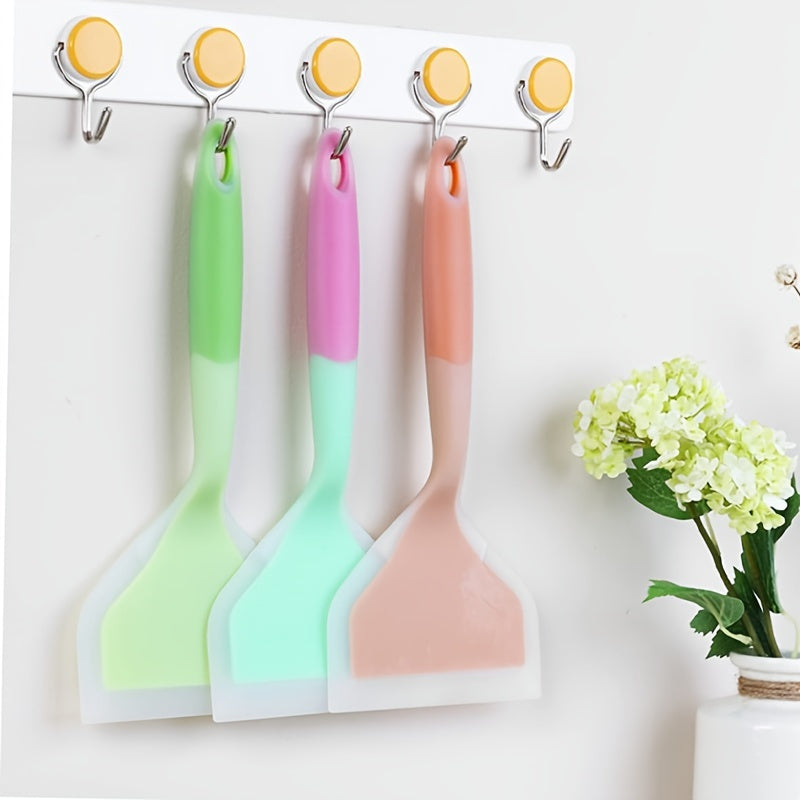 Espátula de silicona antiadherente resistente al calor para cocinar y voltear