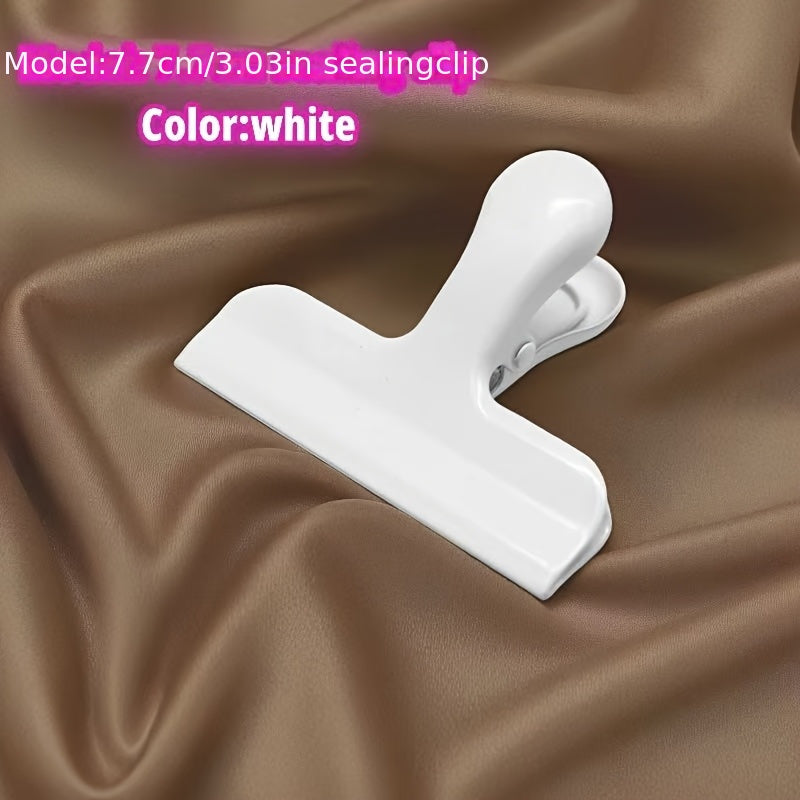 7.7cm Gold Food Bag Sealer Clip and Document Holder Clip Multipurpose Organizer