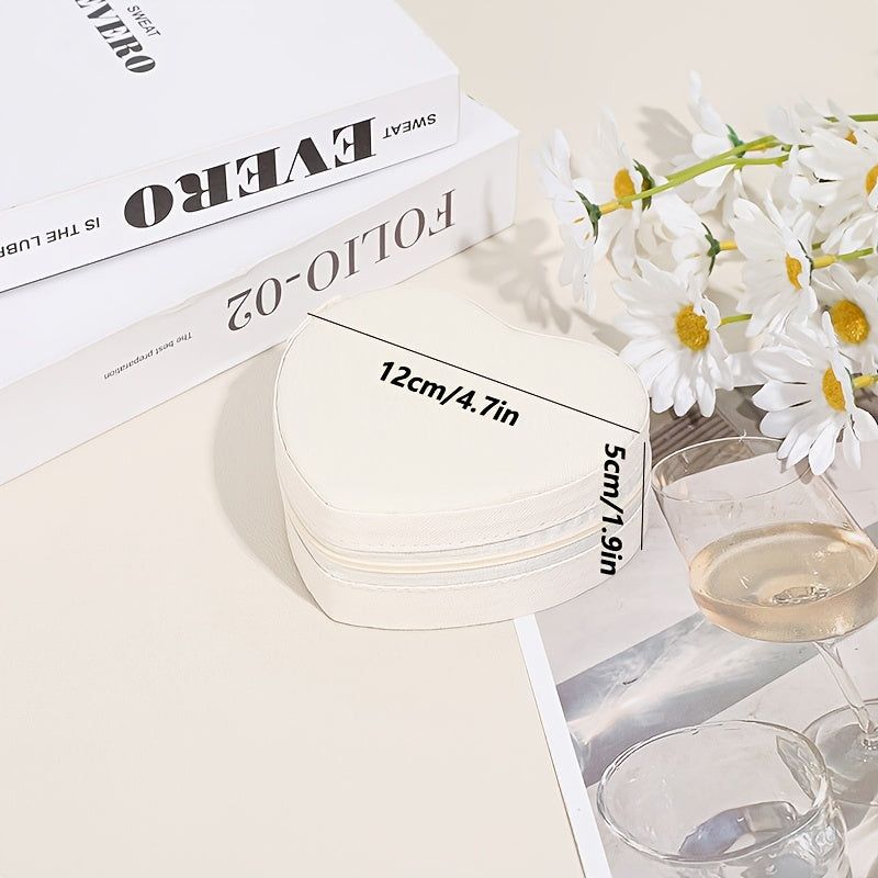 Compact Jewelry Organizer for Travel and Home Storage in White Black Pink