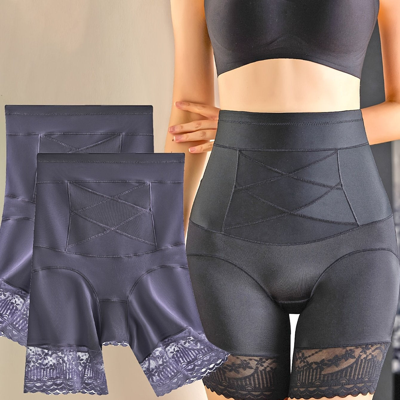 Women's High-Waisted Shaping Underwear for Fall and Winter Flatten Stomach Lift Buttocks Waist Shaper