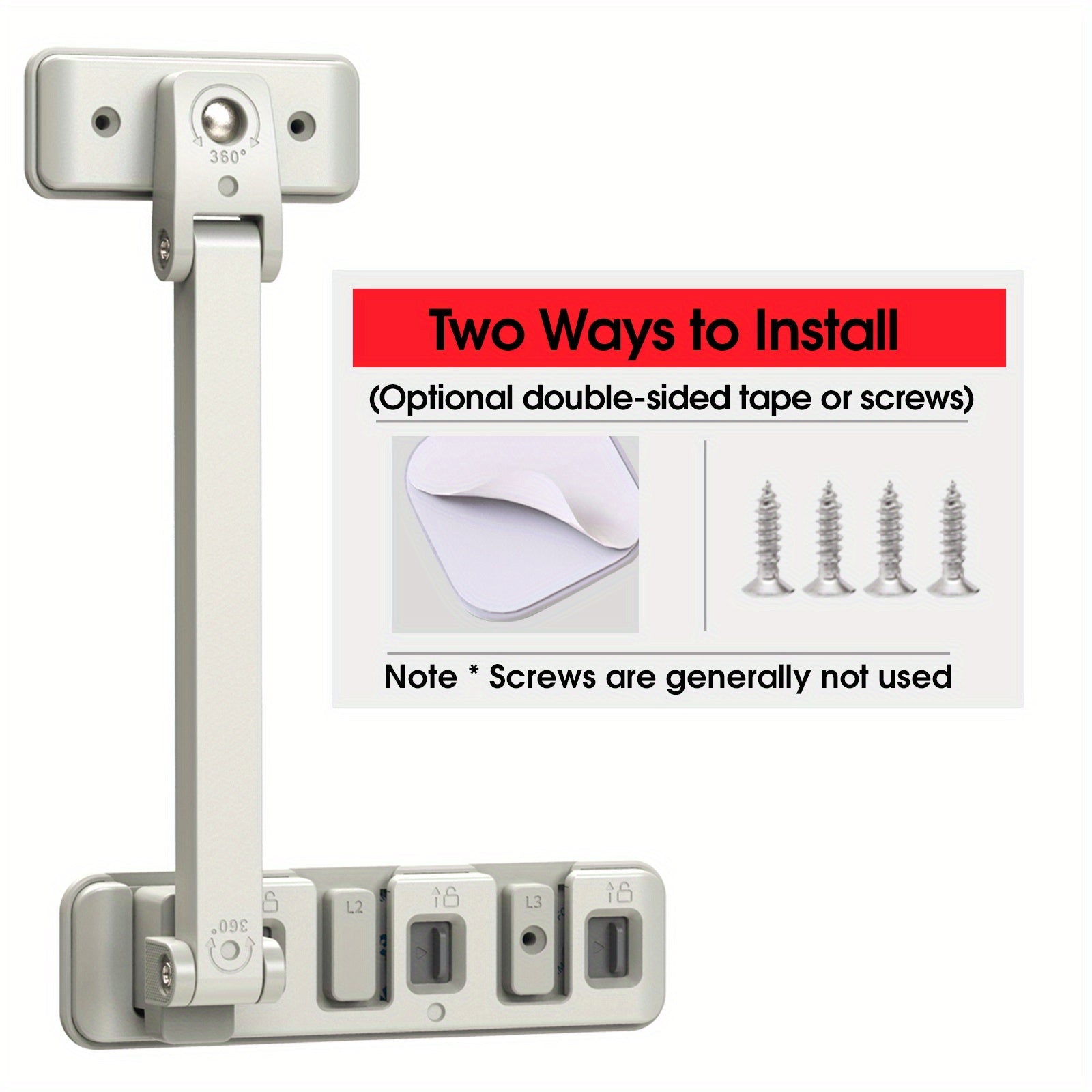 Children's Safety TV and Monitor Stand Anti-Tip LCD Screen Support Grey BPA-Free