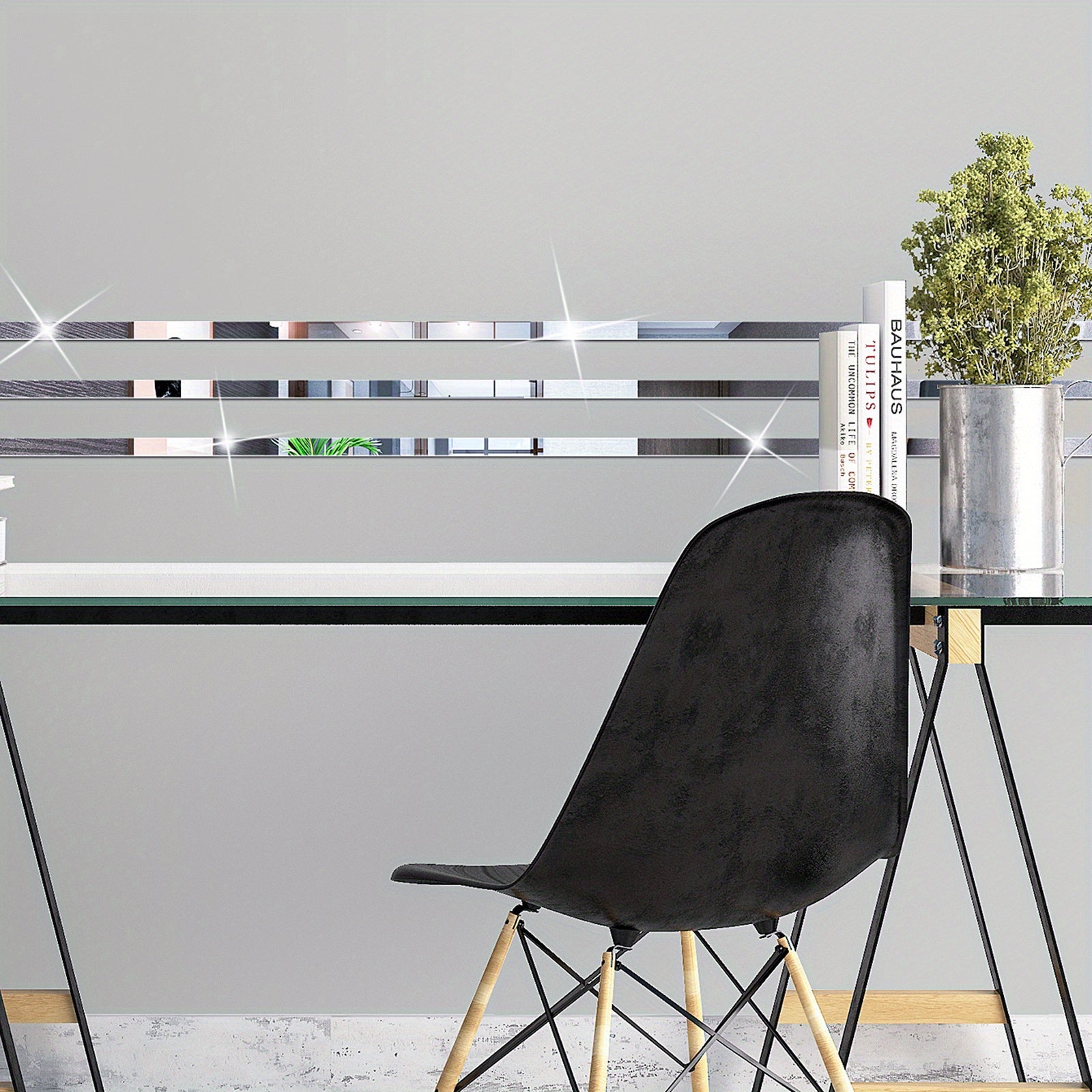 10 Shatterproof Acrylic Mirror Wall Stickers for Living Room Bedroom Bathroom Kitchen Decor