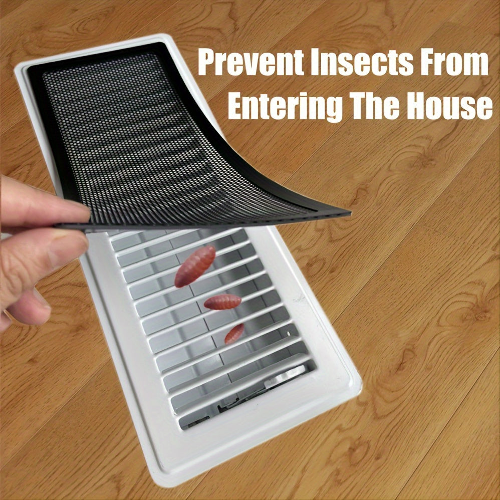 2pcs Insect-Repelling Floor Register Traps for Clog-Free Home Vent Cover Mesh Filter
