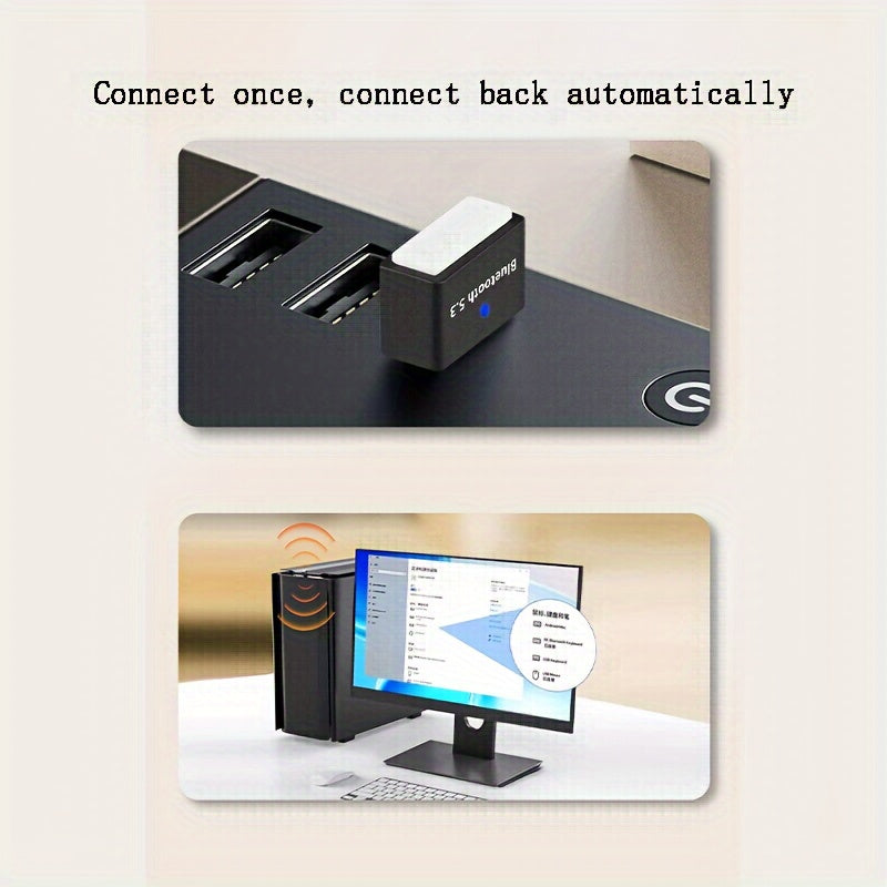 Wireless USB Adapter for PC and Laptop with Plug and Play Support for Windows 11/10/8.1 and Backward Compatibility with USB 3.0/4.0/5.0/5.1