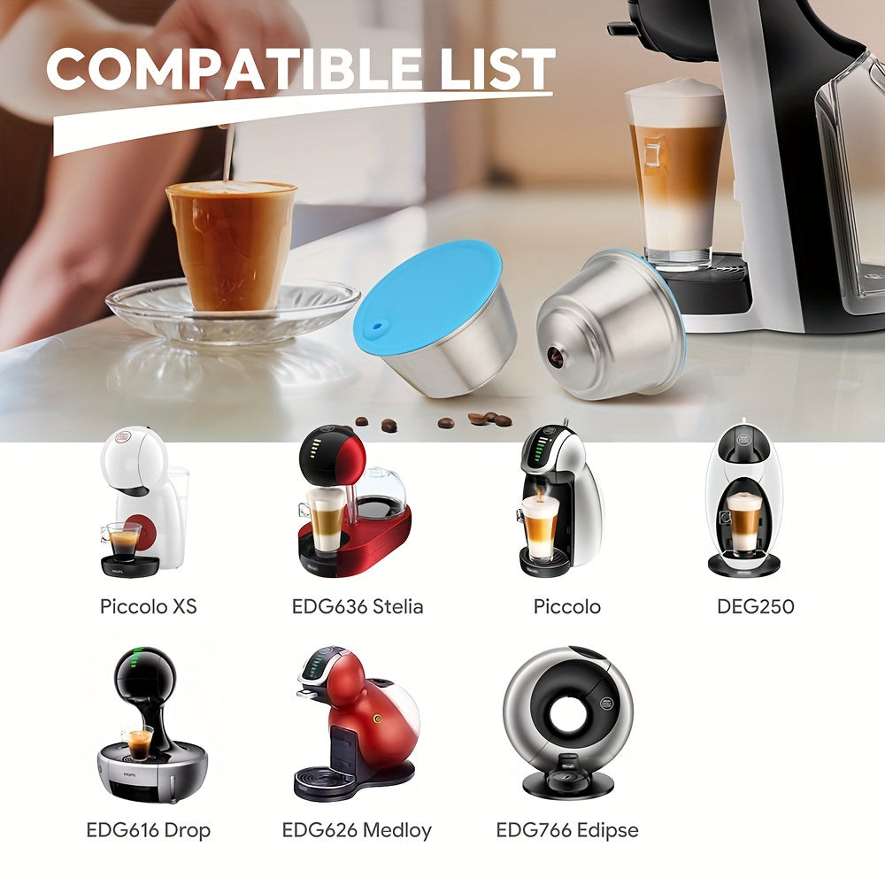 Cápsula de café reutilizable de acero inoxidable para máquinas Dolce Gusto