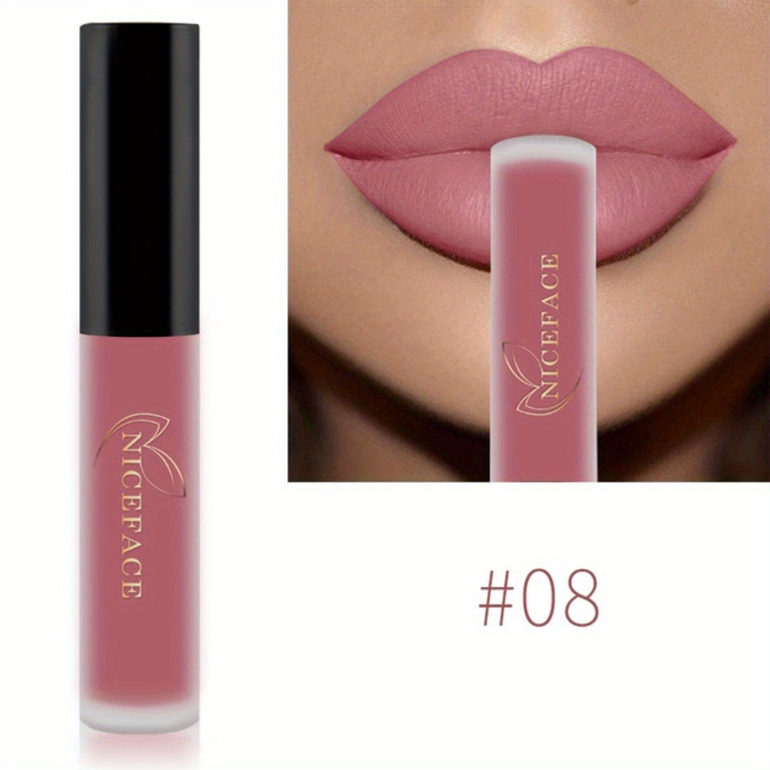 Set de gloss de labios mate para mujer, 20 colores, lápiz labial de larga duración, a prueba de manchas