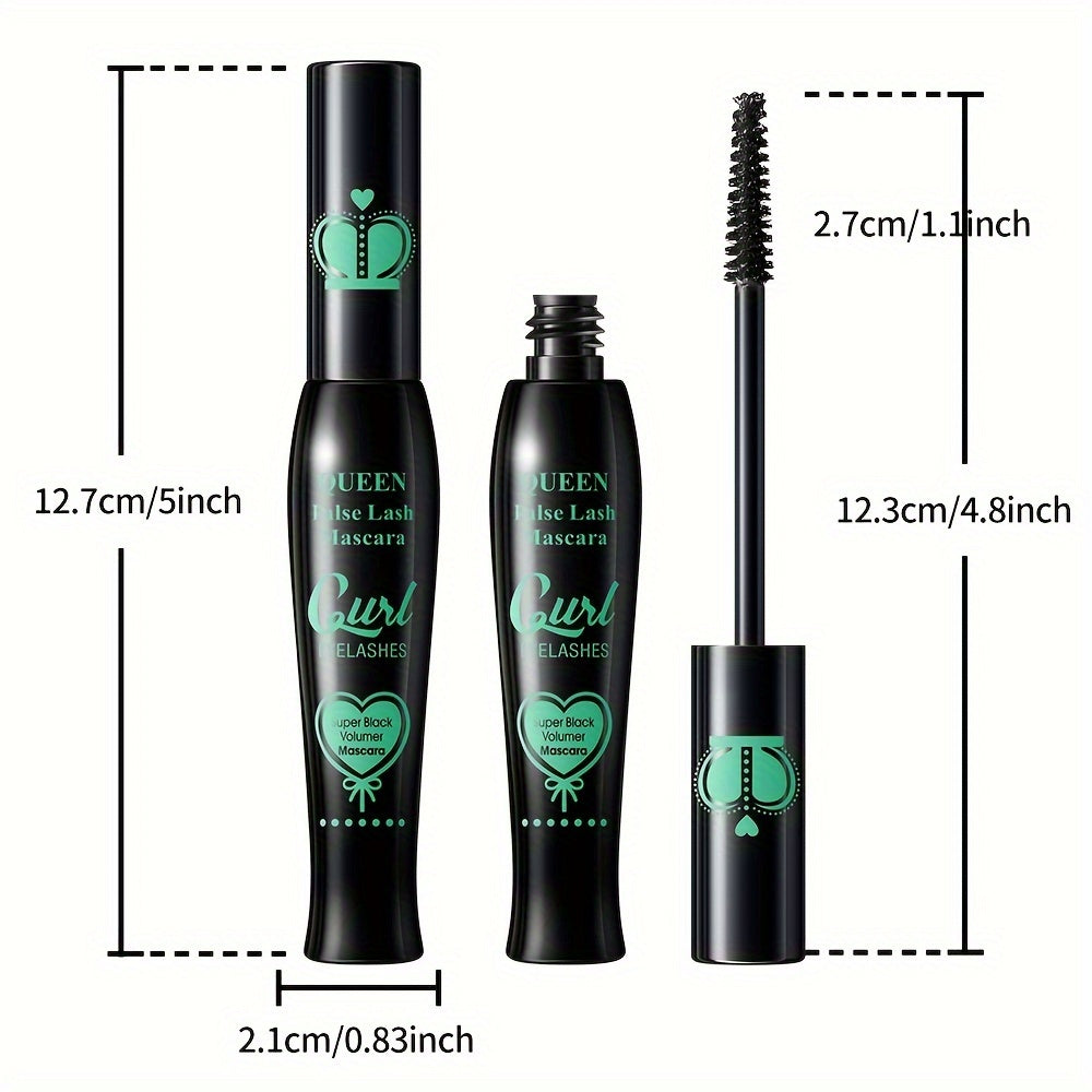 Женская водостойкая тушь для ресниц из шелкового волокна 8D черная, 2 шт. набор для наращивания ресниц