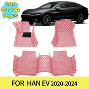 Car Floor Mats Faux Leather Waterproof Full Coverage for Sedan