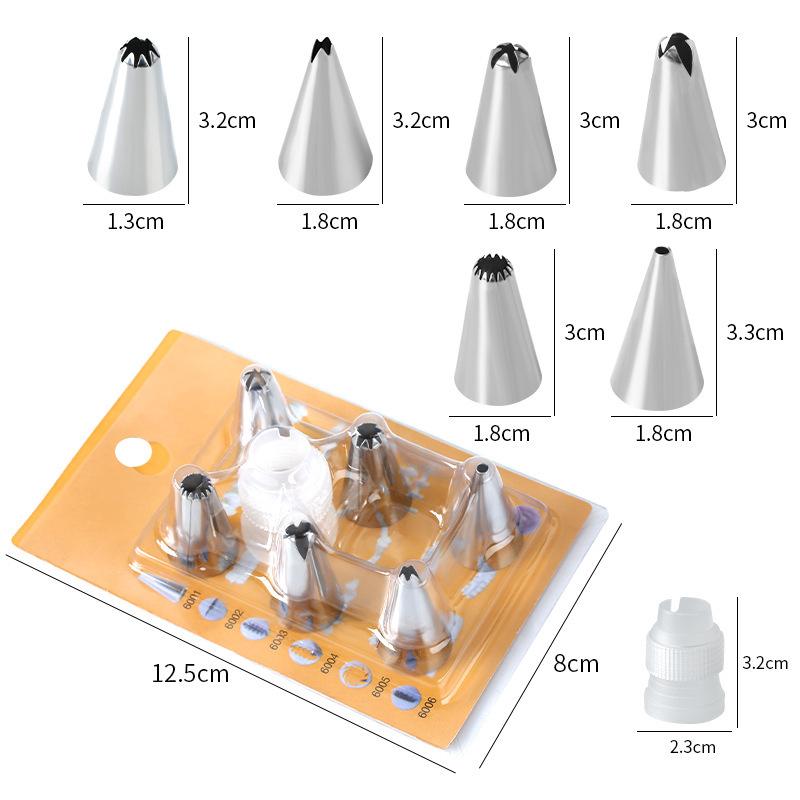 Kundalik foydalanish oshxona asboblari - Krema, gullar va boshqa pishiriqlar uchun piping nozzle, piping sumkalar, qurollar