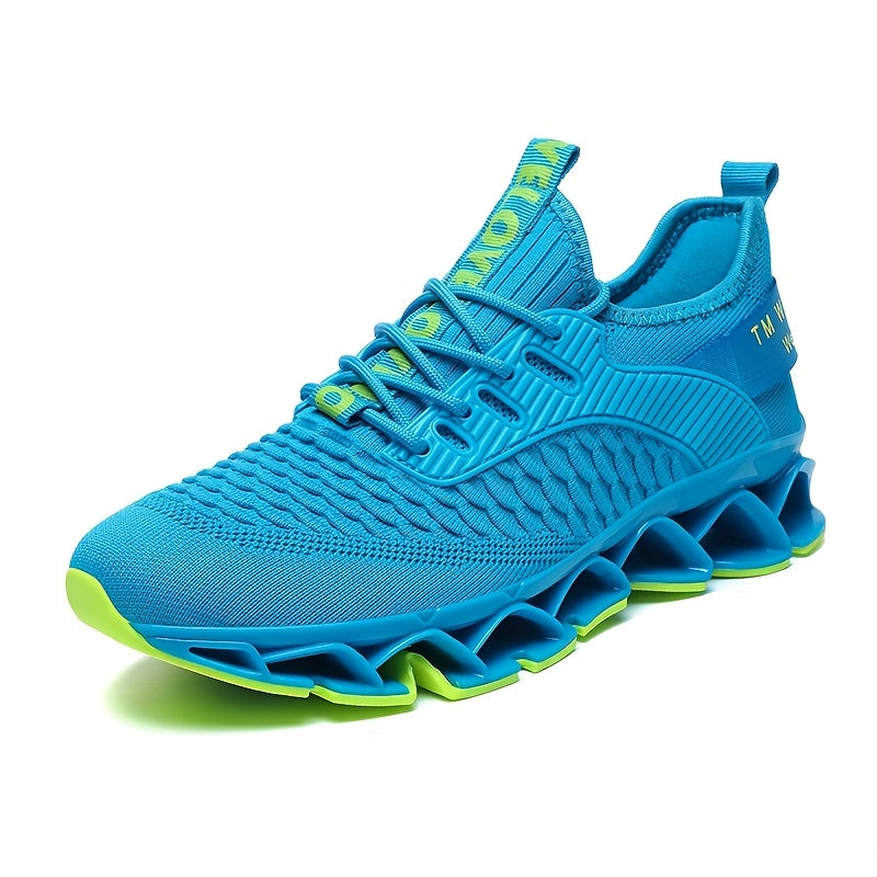 Men's Breathable Mesh Sneakers All-Season Casual Running Shock-Absorbing Shoes