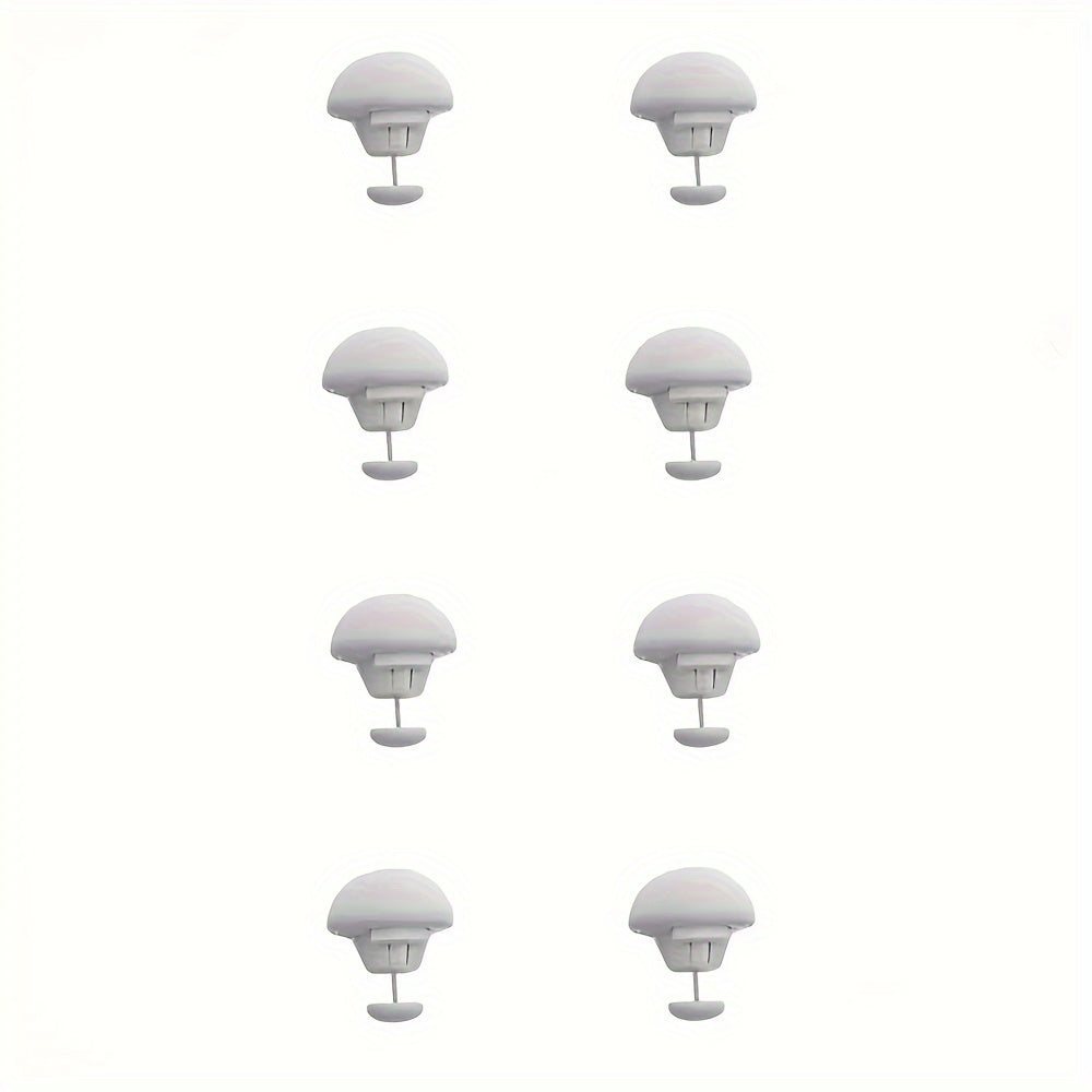 Set of 8 Mushroom Quilt Holders Non-Slip Bedding Clips for Duvet Covers and Blankets