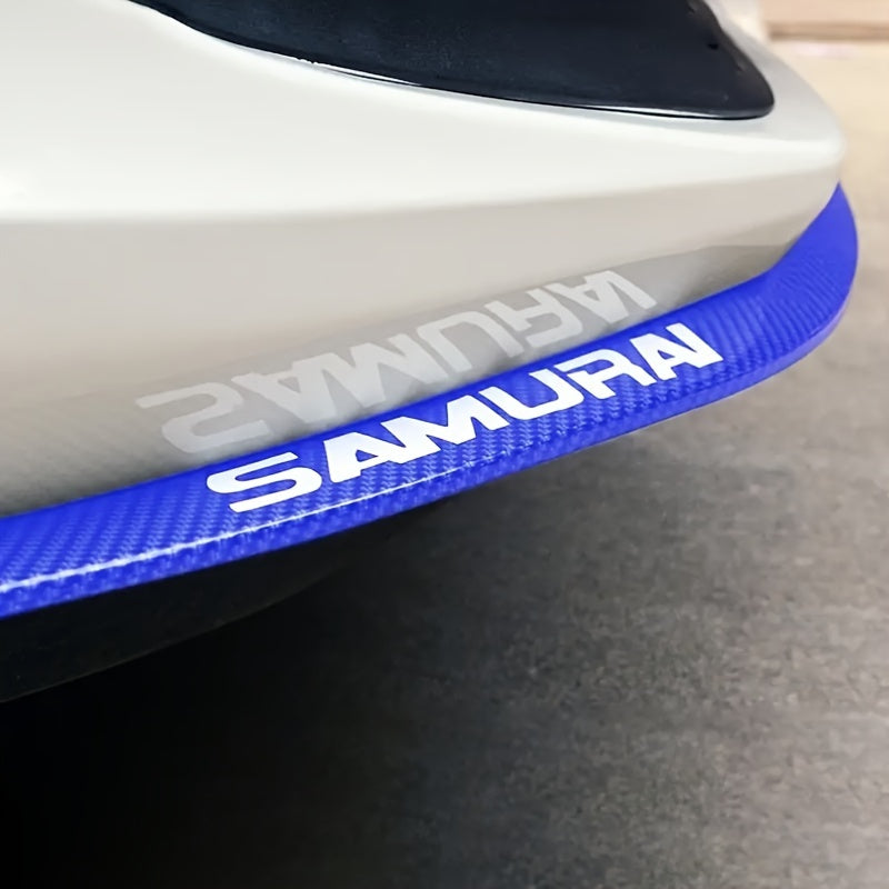 Universal avtomobil old qism lip spoiler himoyachisi karbon tol uslubidagi bumper himoyachisi