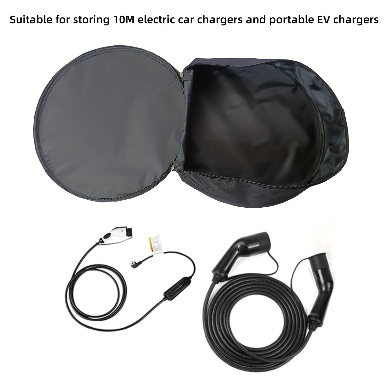 Electric Car Charger Cable Storage Bag Waterproof Organizer Case Portable Durable Universal