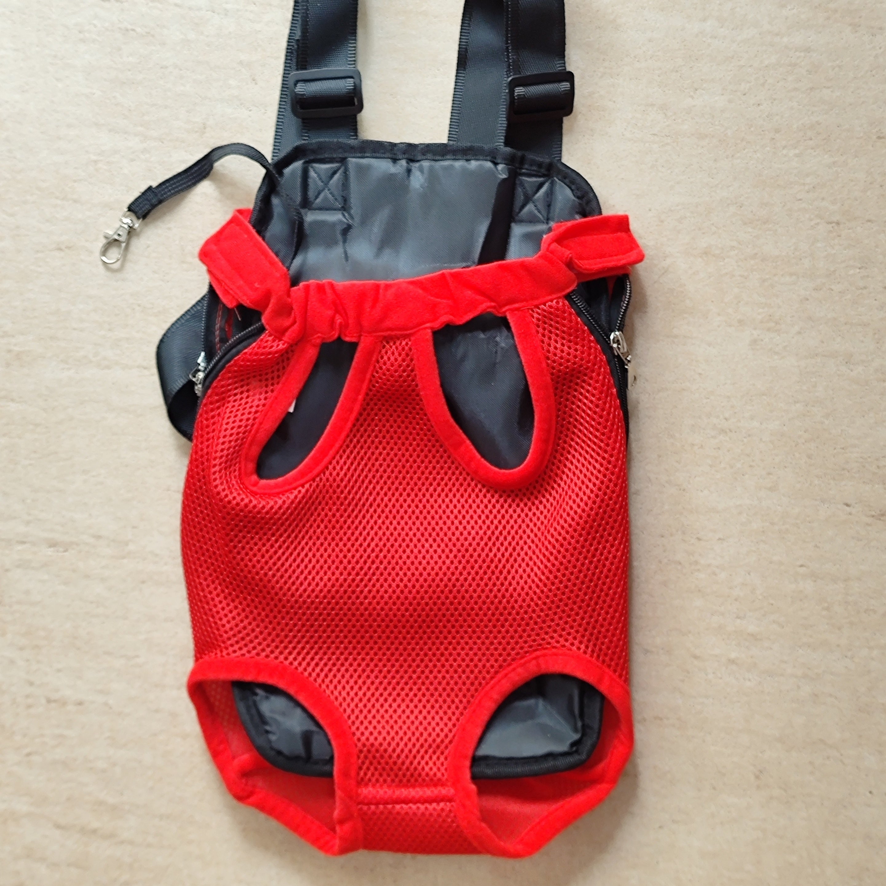 Pet Backpack for Small Dogs and Cats Breathable Mesh Zipper Carrier with Comfort Straps