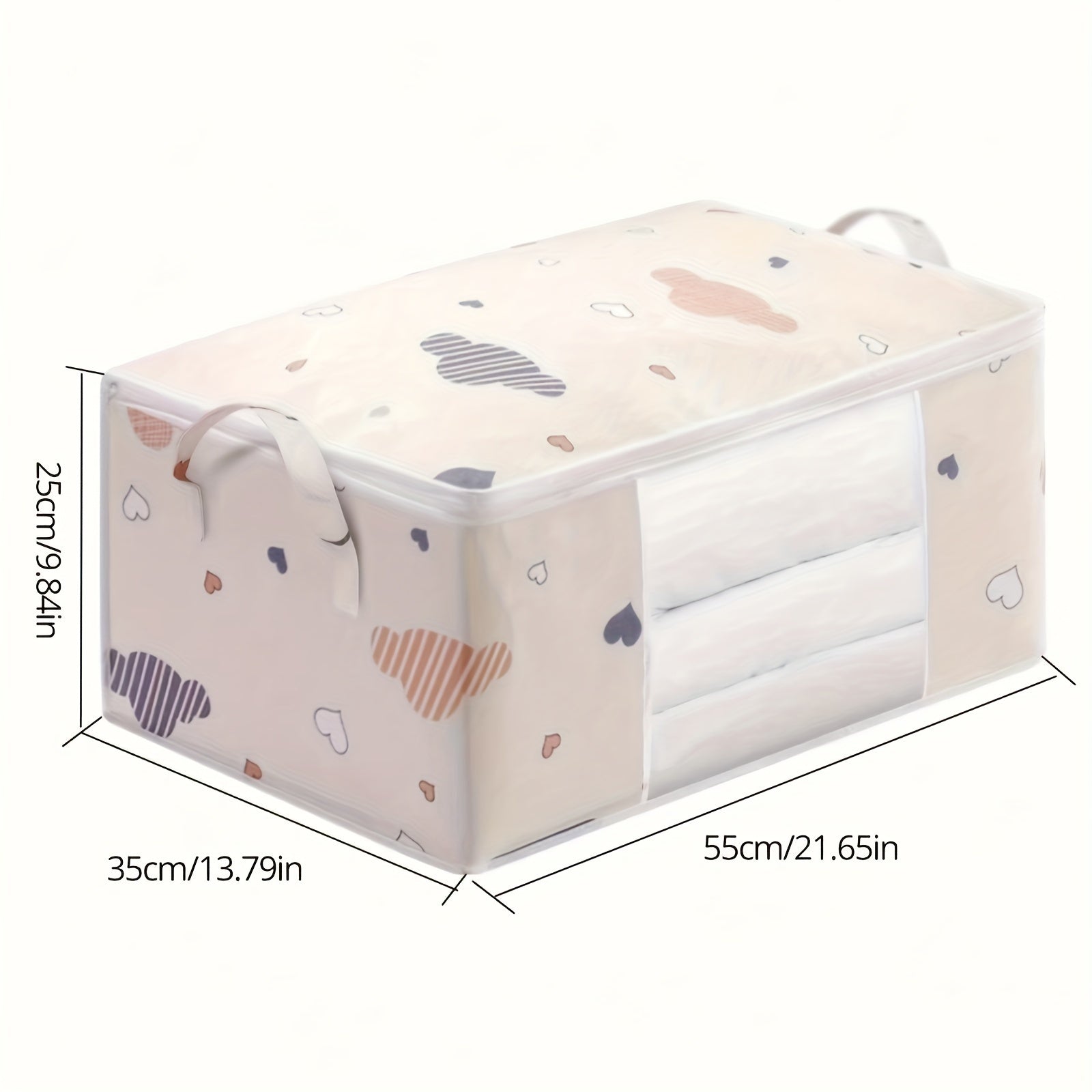 Multi-Functional Dustproof Storage Bag with Large Capacity and Cute Pattern