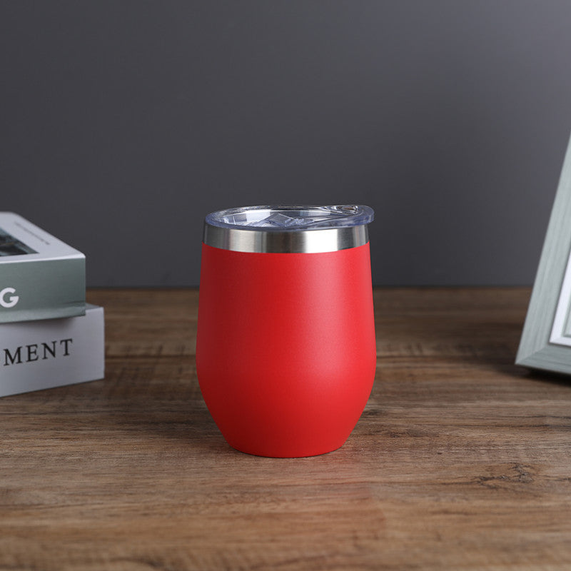 Double Wall Vacuum Travel Mug 6oz 12oz Coffee Tumbler with Lid for Hot Cold Drinks