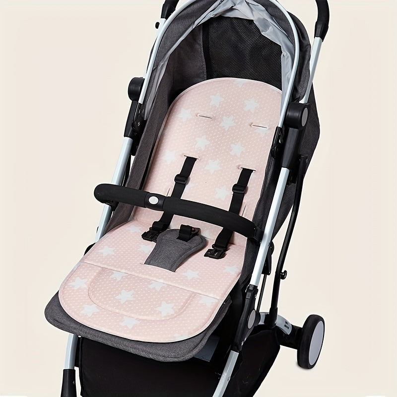 Pink Seat Cushion for Strollers Comfortable Outdoor Relaxation