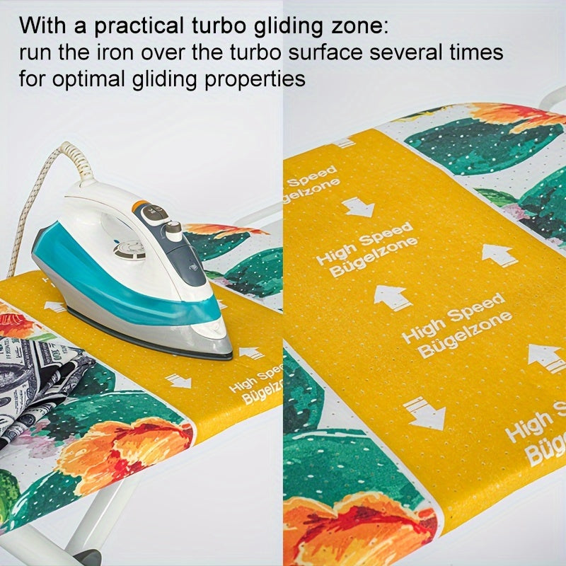 Artistic Print Ironing Board Cover with Heat Resistance and Easy Wash