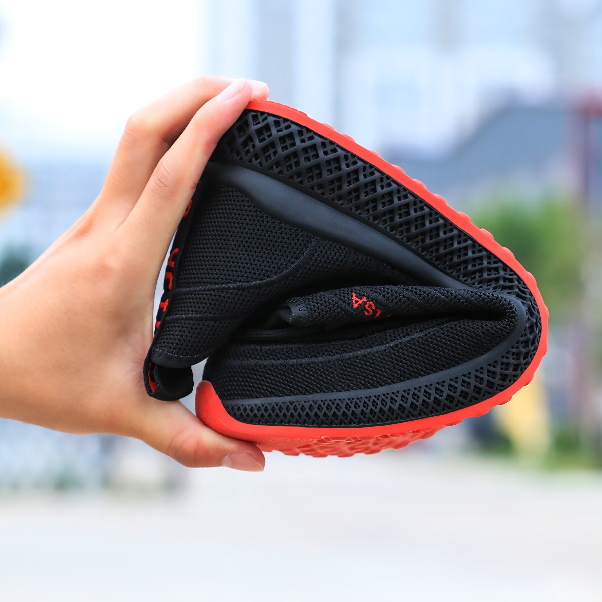 Men's Safety Work Shoes Steel Toe Breathable Mesh Non-Slip Rubber Sole All-Season