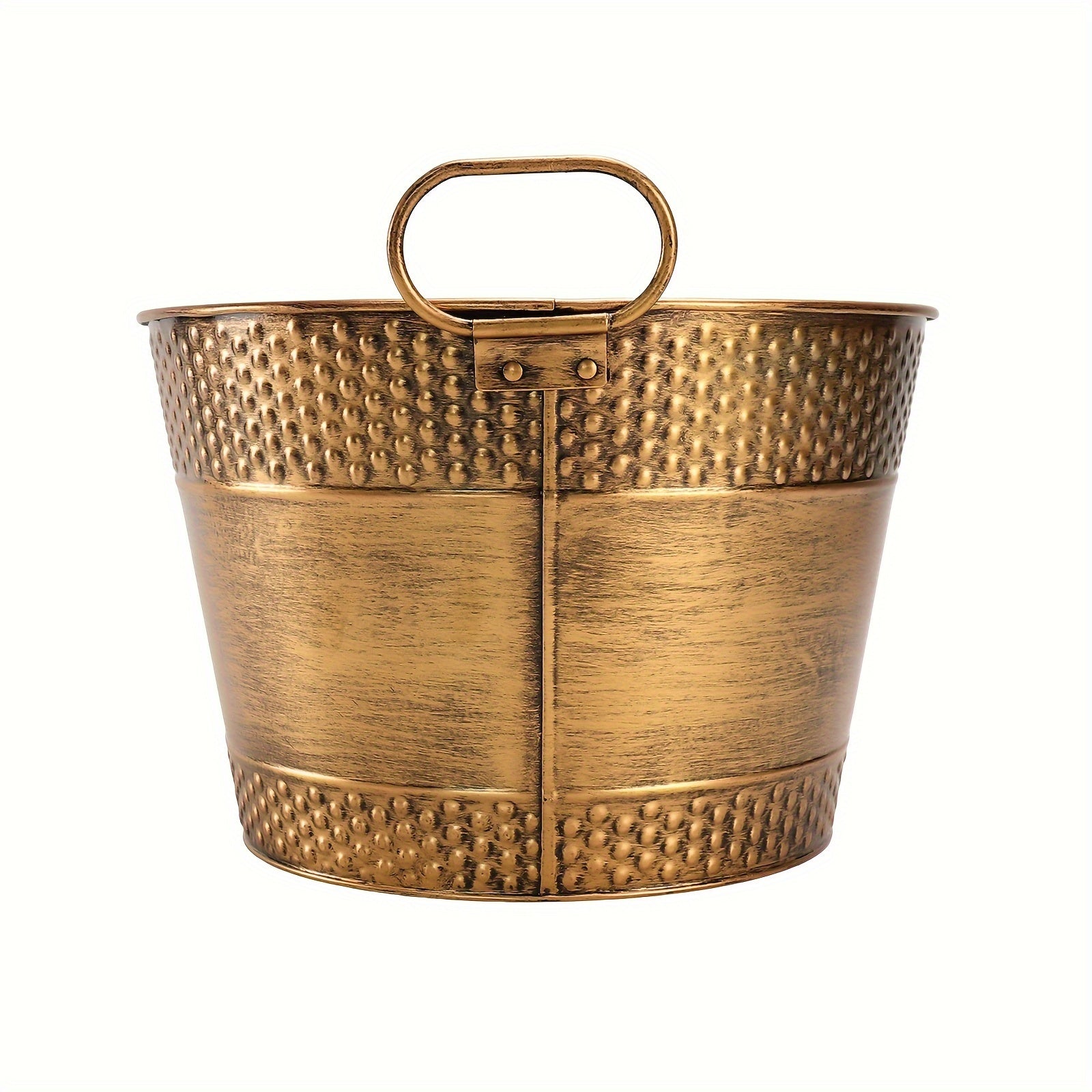 Duo Metal Beverage Tubs 11L Stainless Steel Ice Buckets with Handles for Parties