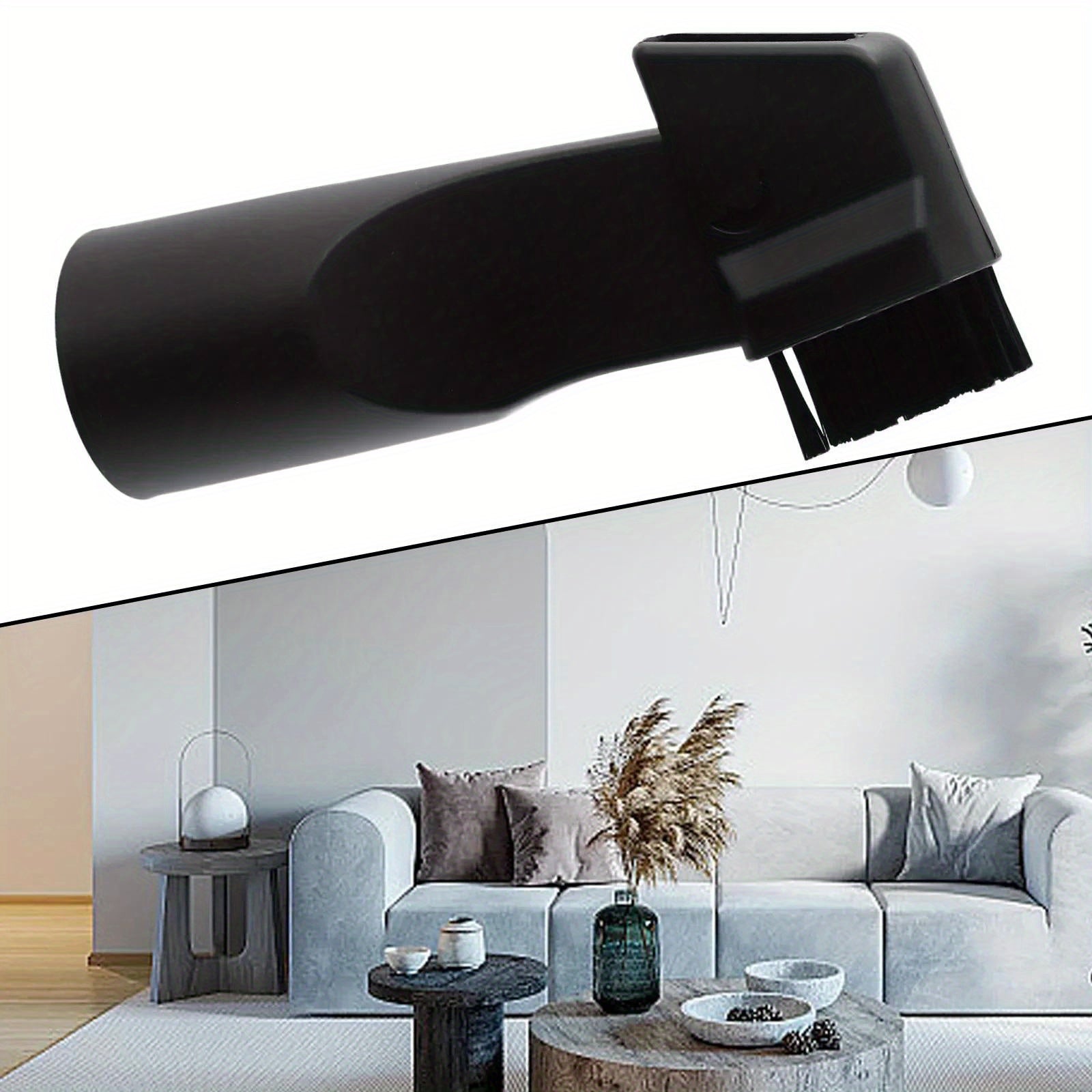 Vacuum Cleaner Brush with 32mm Connector PP Suction Nozzle Replacement Part