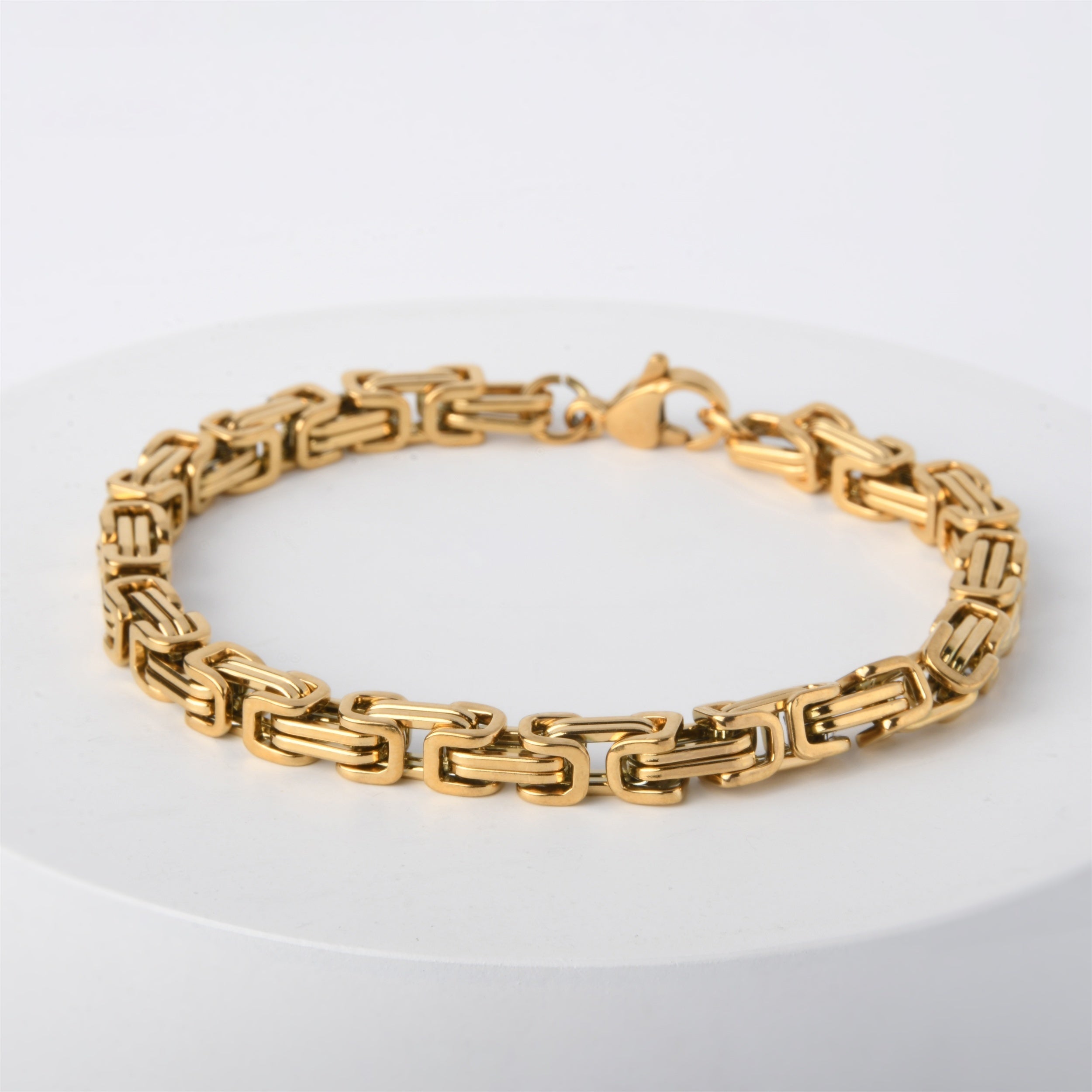 Women’s Adjustable Gold Plated Copper Chain Bracelet Jewelry for Girls