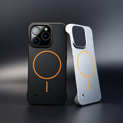 Ultra Thin Matte PC Phone Case for iPhone 12-16 Pro Max Shockproof Wireless Charging