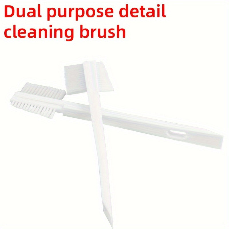 Щетка для очистки зазоров и углов внутри автомобиля, двусторонняя, прочная щетина из ПП