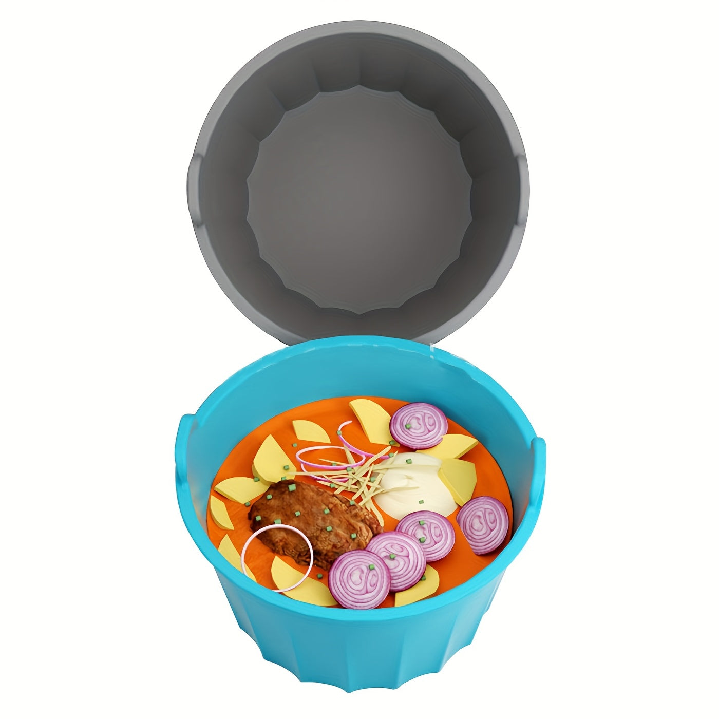 Silicone Slow Cooker Liners Set of 4 for Easy Meal Prep and Portion Control