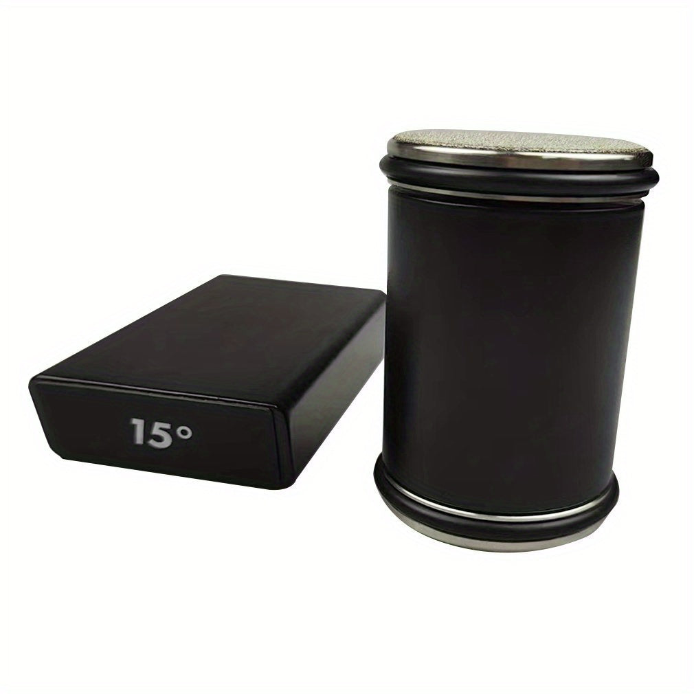 Afilador de cuchillos de cocina magnético con sistema de rodillos, guía de 15°/20°, cuerpo de aleación desmontable