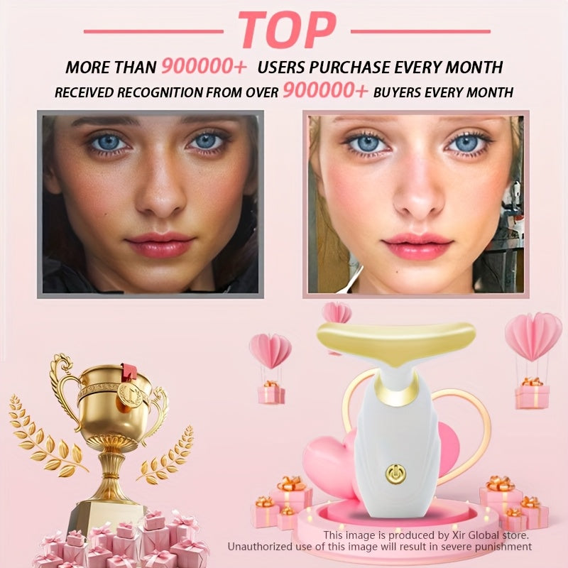 Portable Electric Facial Massager for Women High-Frequency Vibration Ergonomic Design