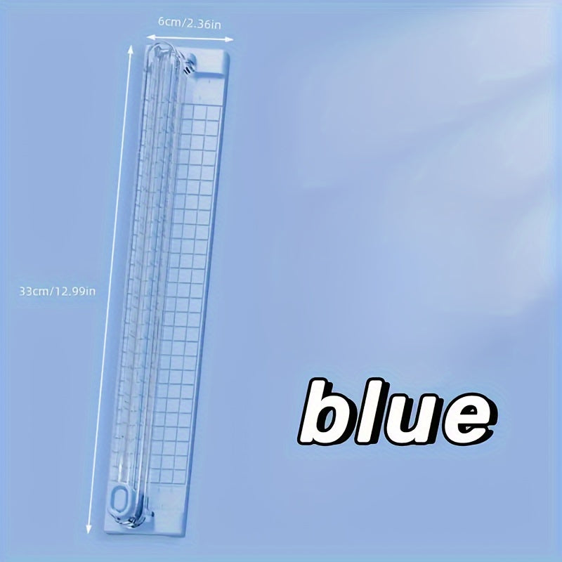 Portable Paper Cutter for A3/A4 Paper, Precision Trimmer, Plastic Office and School Tool