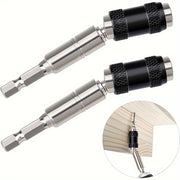 Magnetic Drill Bit Holder 1/4 Inch Hex Quick Change Chrome Vanadium Black