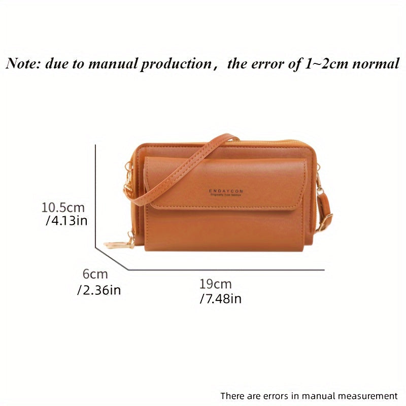 Women's Crossbody Bag with Large Capacity for Travel and Mommy Use