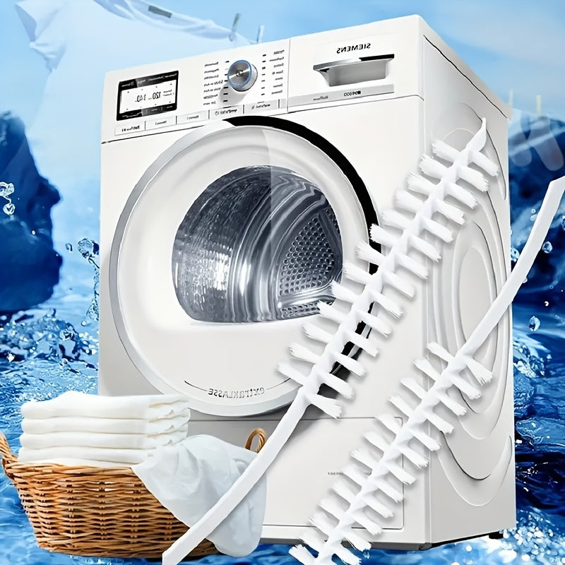 1 dona Plastik Kir yuvish mashinasi Barabanini tozalash cho'tkasi, Uzoq tutqichli Ichki idish tozalagich, Qo'lda ishlatiladigan Elektrsiz texnik xizmat ko'rsatish asbobi.