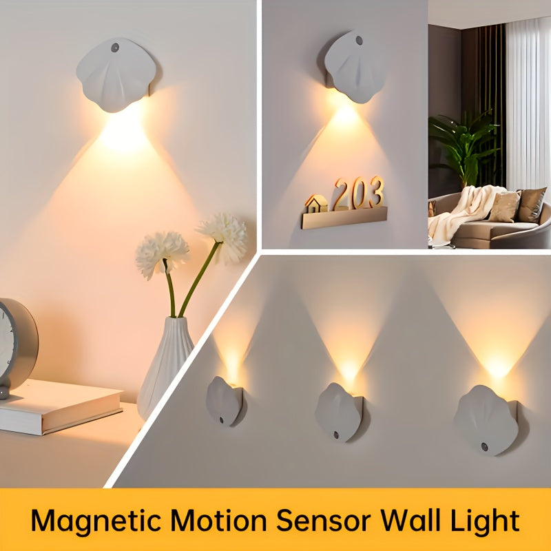 Motion Sensor Wall Light with Adjustable Brightness and 3 Color Options