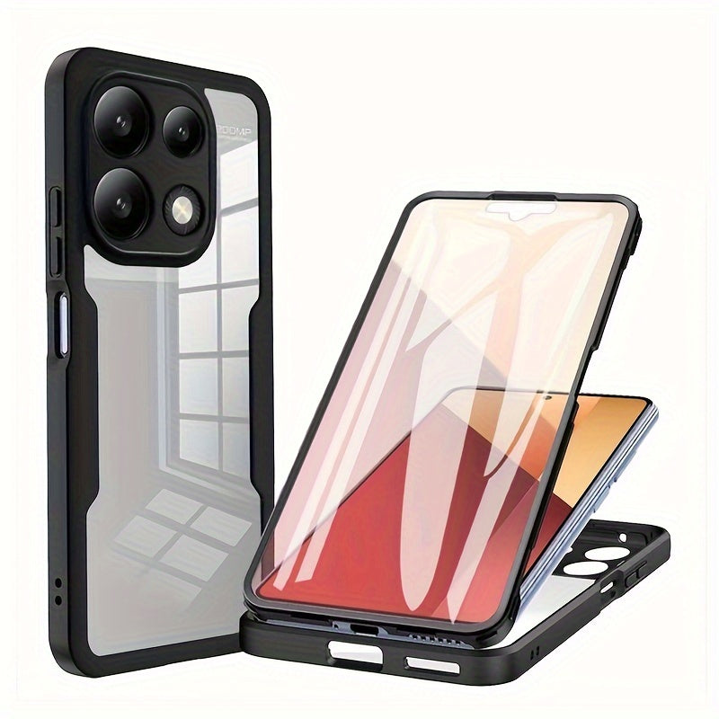 Защитный ударопрочный чехол для Xiaomi Redmi A3 Note 13 Pro Plus Pro+ 4G Poco X6 5G с защитным покрытием на 360 градусов