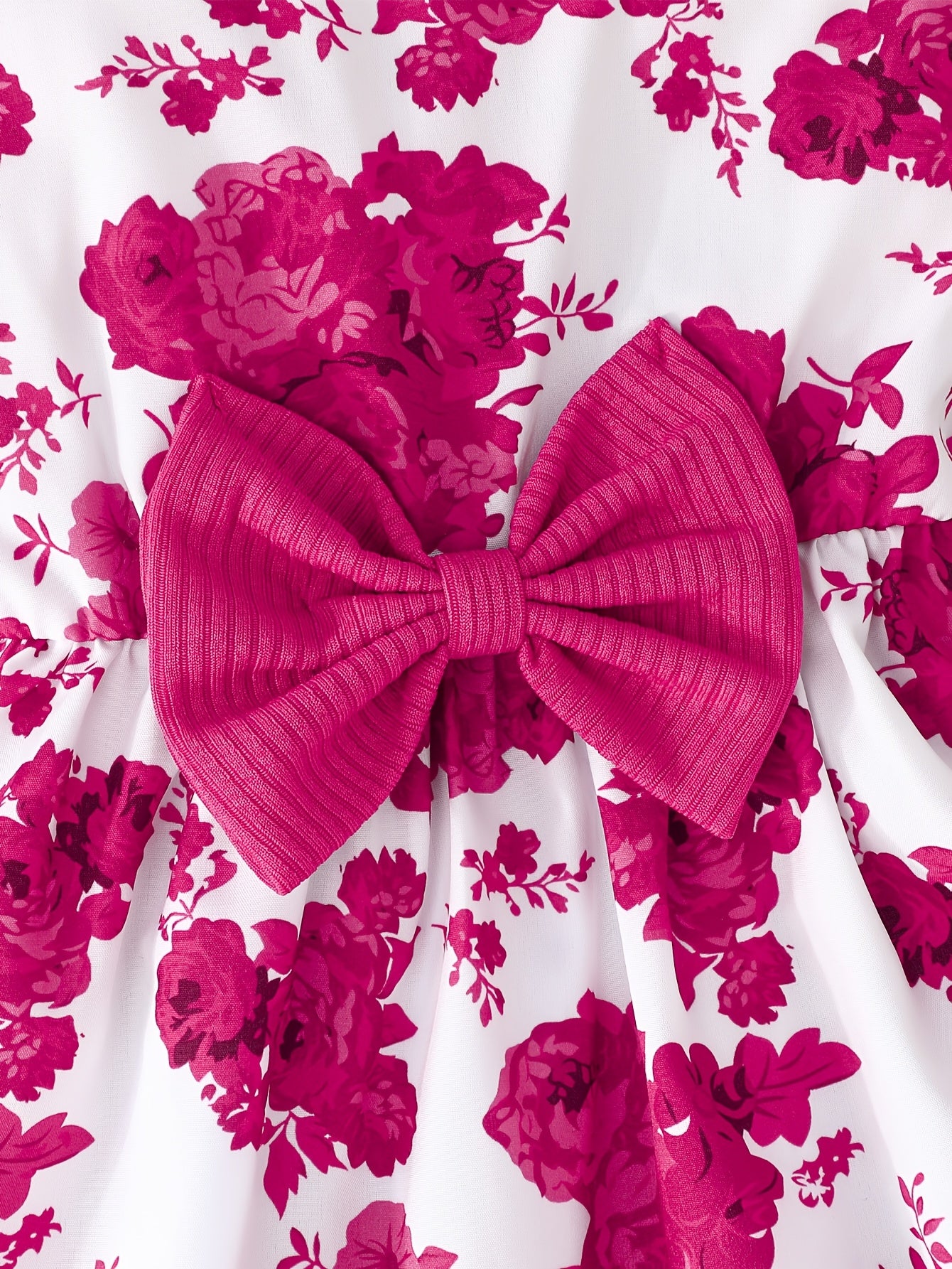 Girls' Floral Sleeveless A-Line Dress Set with Cardigan Polyester Blend Spring Fall Casual