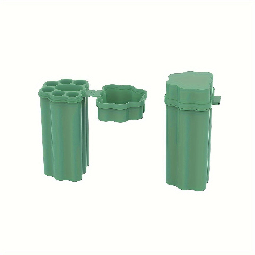 Розовая крышка-ящик для хранения с держателем для зажигалки для путешествий и дома